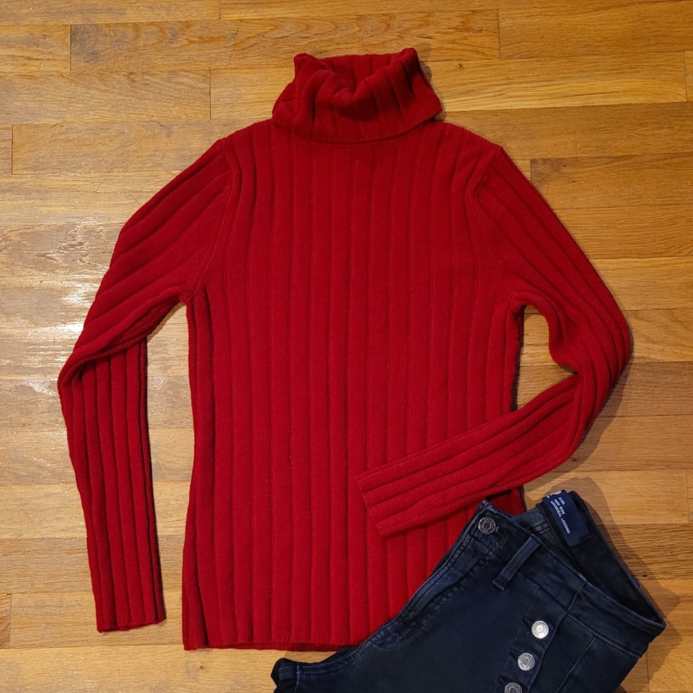 New York & Co | Red turtleneck sweater